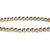 Aubrey Adele 4mm Silver & Gold Bracelet 7.5 #BBR0545GS