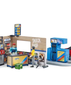 Bruder Toys Bworld Gas Station With Carwash #62111