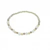 Aubrey Adele 4mm Sat & Pearl Bracelet Gold #BBR0556GO