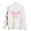 ComfyLuxe Bow Sweater #JCL6202