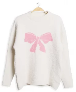 ComfyLuxe Bow Sweater #JCL6202