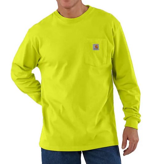 Carhartt Loose Fit Heavyweight Long-Sleeve Pocket T-Shirt #K126