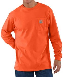 Carhartt Loose Fit Heavyweight Long-Sleeve Pocket T-Shirt #K126