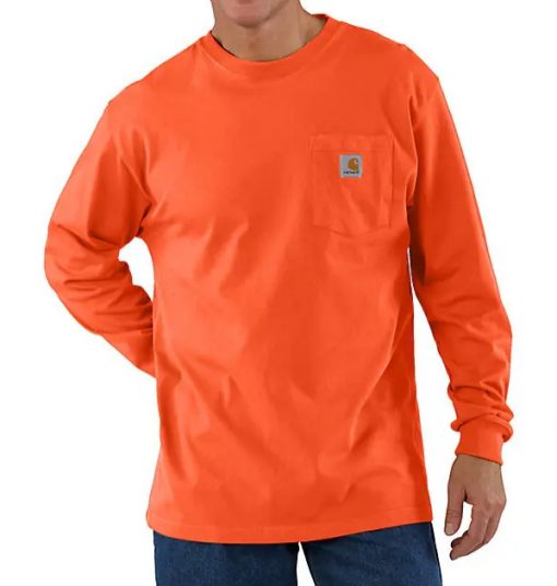 Carhartt Loose Fit Heavyweight Long-Sleeve Pocket T-Shirt #K126