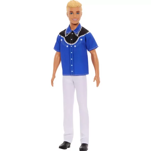 Barbie Ken Fashionista Doll Blonde With Western Look