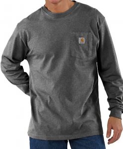 Carhartt Loose Fit Heavyweight Long-Sleeve Pocket T-Shirt #K126