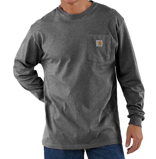 Carhartt Loose Fit Heavyweight Long-Sleeve Pocket T-Shirt #K126