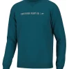 Southern Point Co. Youth Campside Long Sleeve Crew Gulf Coast