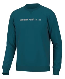 Southern Point Co. Youth Campside Long Sleeve Crew Gulf Coast