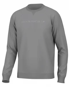 Southern Point Co. Youth Campside Long Sleeve Crew Asphalt