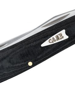 Case Smooth Black Micarta Mini Trapper #27822