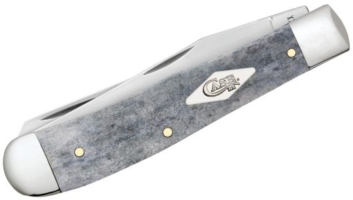 Case Smooth Gray Bone Trapper Pocket Knife #34200