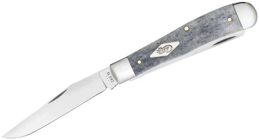 Case Smooth Gray Bone Trapper Pocket Knife #34200