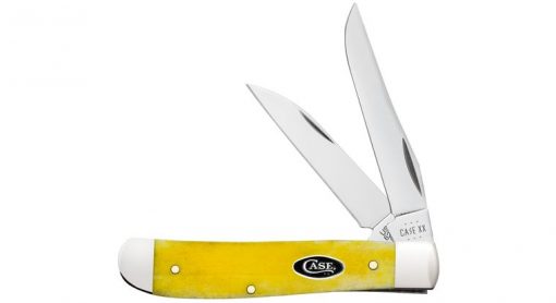 Case Smooth Yellow Bone Mini Trapper #20031