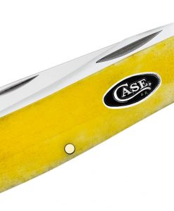 Case Smooth Yellow Bone Mini Trapper #20031