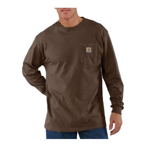 Carhartt Loose Fit Heavyweight Long-Sleeve Pocket T-Shirt #K126