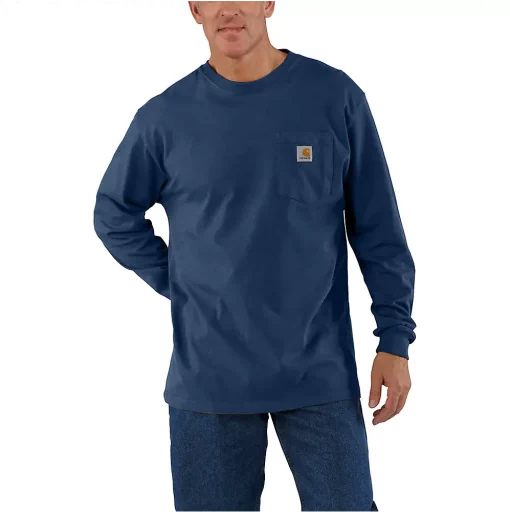 Carhartt Loose Fit Heavyweight Long-Sleeve Pocket T-Shirt #K126