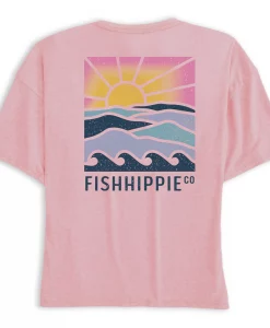 Fish Hippie Sunset Surf Tee