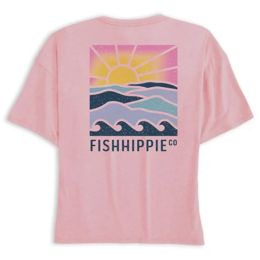 Fish Hippie Sunset Surf Tee