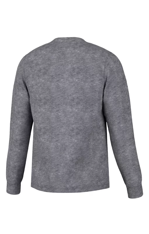 Southern Point Co. Fieldside Long Sleeve Crew Asphalt