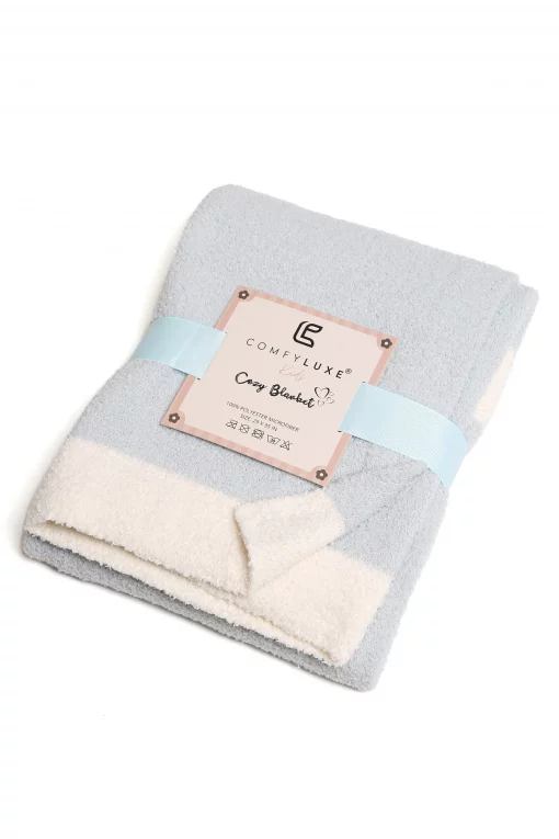 Comfy Luxe Blue Baby Blanket #JCL1050KBL