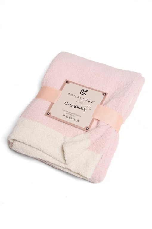 Comfy Luxe Pink Baby Blanket #JCL1050K