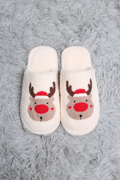 ComfyLuxe Accessories Gingerbread Or Santa Slipper S/M #JCL4205