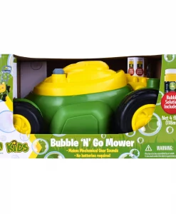 John Deere Bubble-N-Go Toy Lawn Mower Automatic Bubble Machine #151340