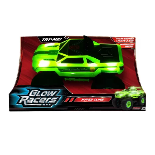 Maxx Action Glow Racers Hyper Climb Motorized Monster Truck #320439