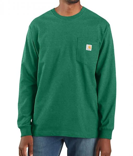 Carhartt Loose Fit Heavyweight Long-Sleeve Pocket T-Shirt #K126