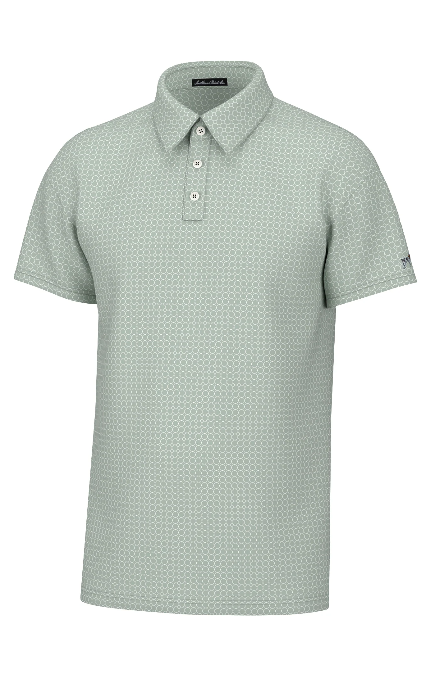 Southern Point Co. Performance Polo Kirkos Green Southern Point Co. Performance Polo Kirkos Green