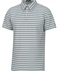 Southern Point Co. Performance Polo Humphrey Stripe Blue/Cream