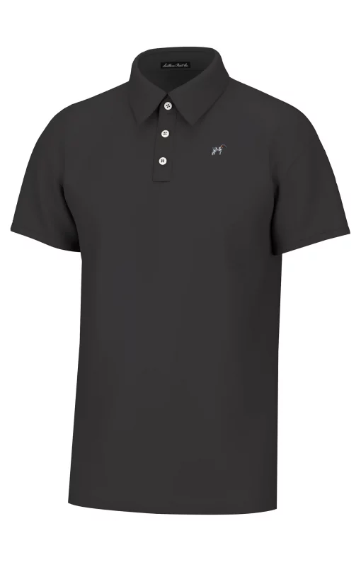 Southern Point Co. Maxwell Short Sleeve Polo Faded Black