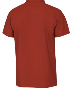 Southern Point Co. Maxwell Short Sleeve Polo Crimson