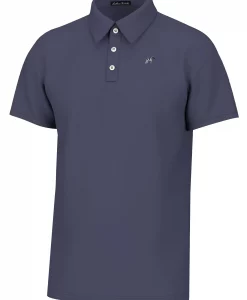 Southern Point Co. Maxwell Short Sleeve Polo Navy