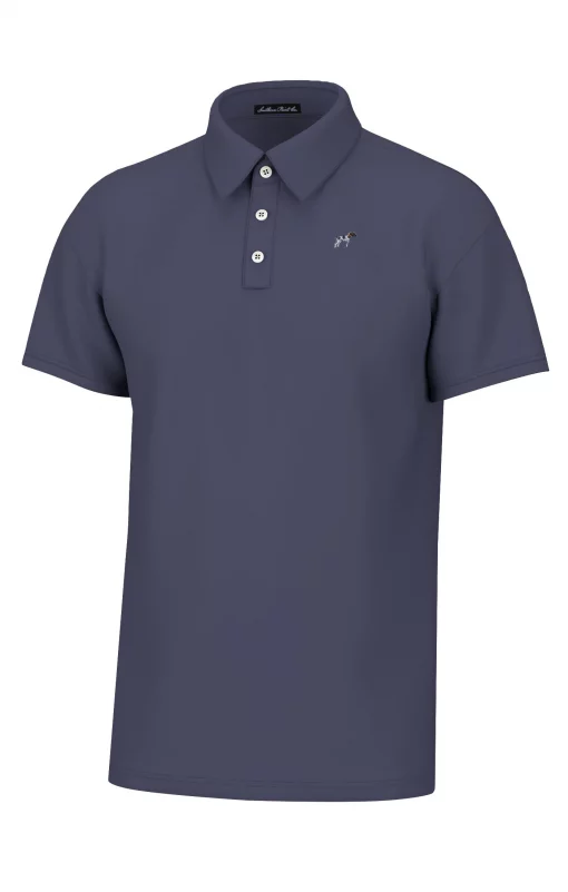 Southern Point Co. Maxwell Short Sleeve Polo Navy