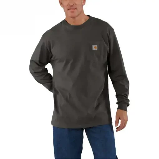 Carhartt Loose Fit Heavyweight Long-Sleeve Pocket T-Shirt #K126