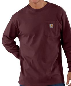 Carhartt Loose Fit Heavyweight Long-Sleeve Pocket T-Shirt #K126