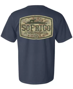 Southern Fried Cotton Camo Hunting Club - Denim