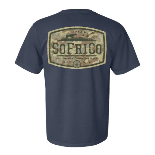 Southern Fried Cotton Camo Hunting Club - Denim