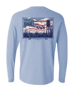 Southern Fried Cotton Small Town USA Long Sleeve