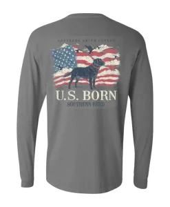 Southern Fried Cotton Southern Bred Lab Long Sleeve