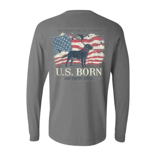 Southern Fried Cotton Southern Bred Lab Long Sleeve