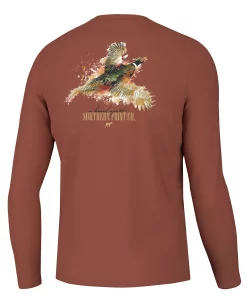 Southern Point Co. Youth Splatter Series Pheasant Long Sleeve Tee