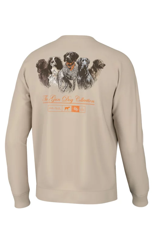 Southern Point Co. Gun Dog Collection Long Sleeve Tee Sandstone