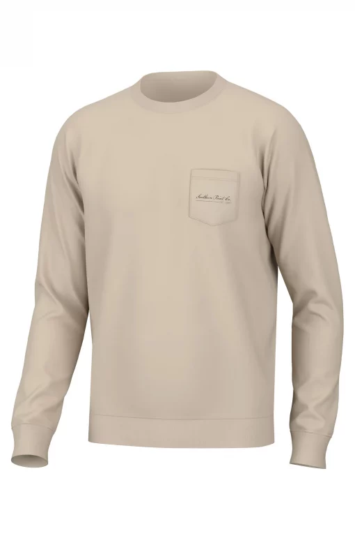 Southern Point Co. Gun Dog Collection Long Sleeve Tee Sandstone