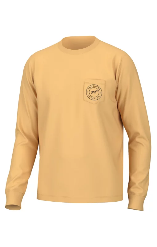Southern Point Co. Youth Vintage Camo Greyton Long Sleeve Tee