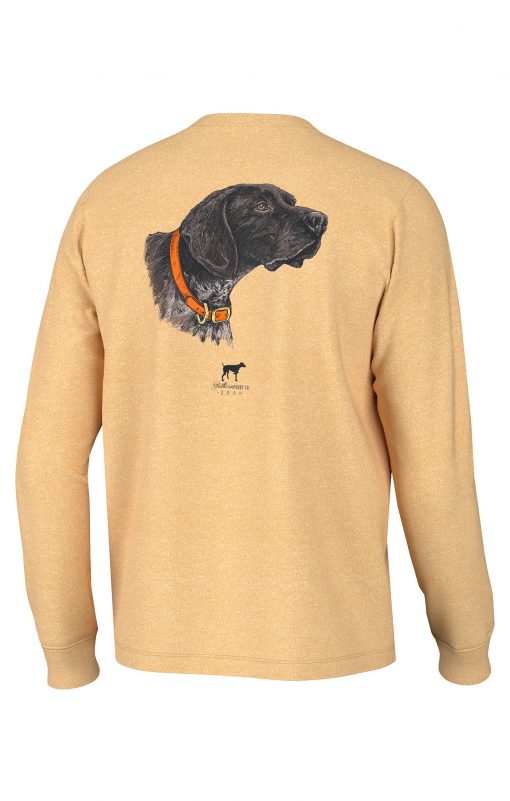 Southern Point Co. Shadow Greyton Long Sleeve Tee Honey Gold