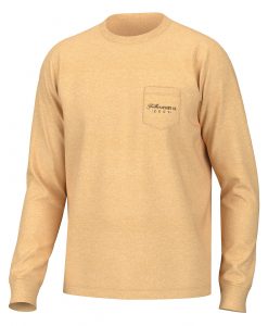 Southern Point Co. Shadow Greyton Long Sleeve Tee Honey Gold