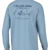 Southern Point Co. Upland Bird Collection Long Sleeve Tee Captain's Blue